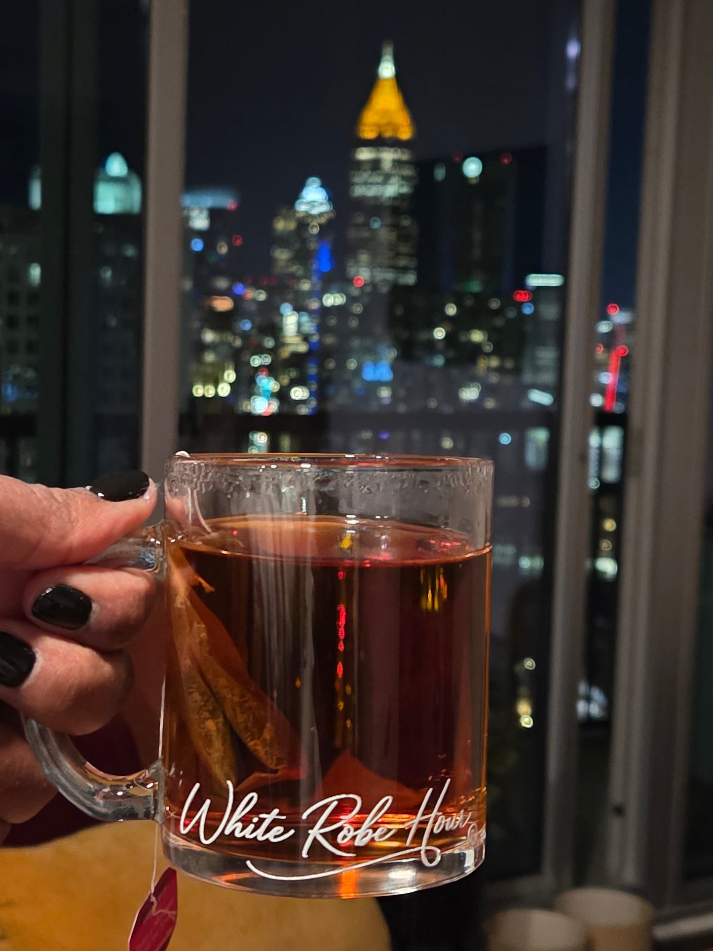 CUSTOM LOGO | UVDTF | 12 oz Clear Coffee Mug